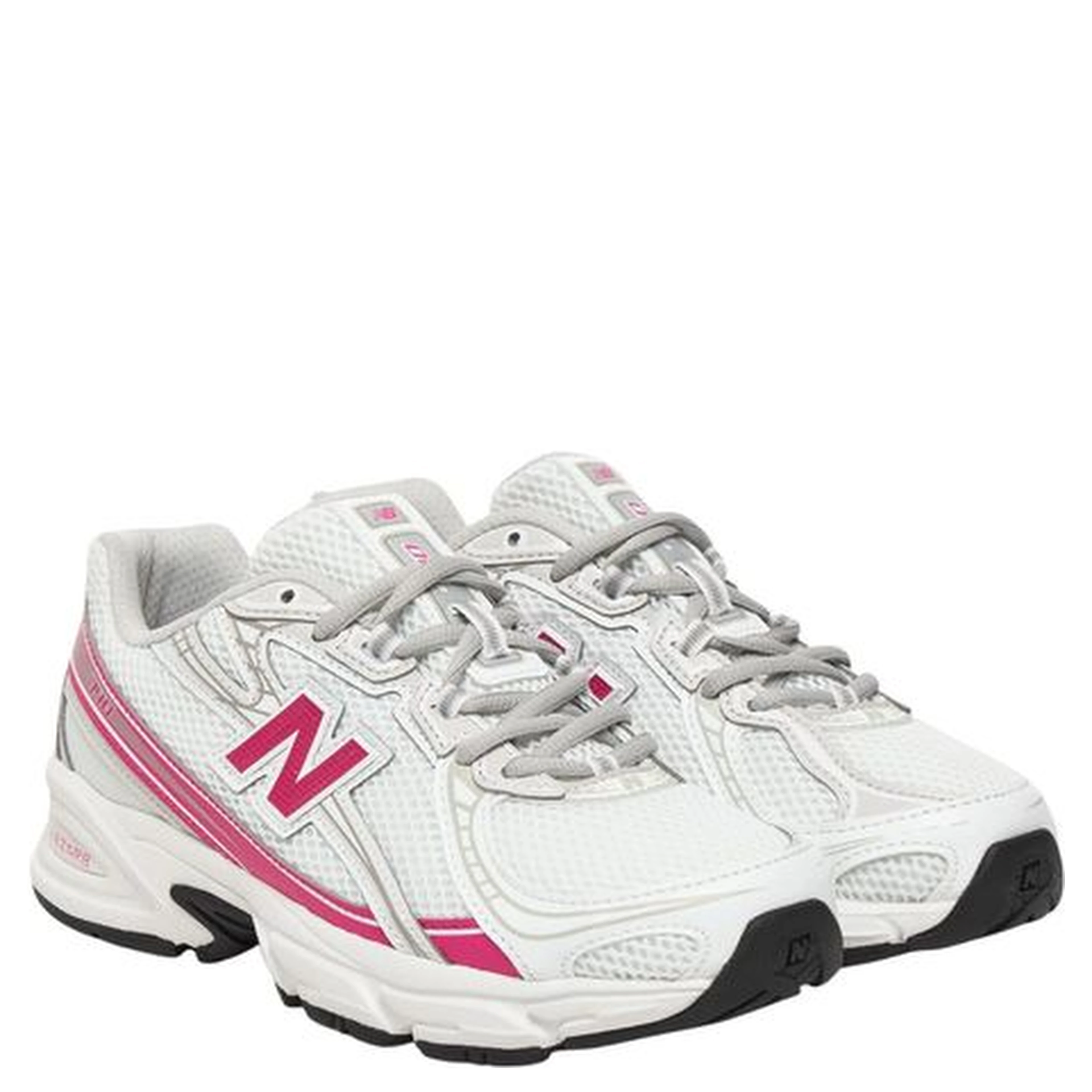 White Synthetic Athletic Sneakers
