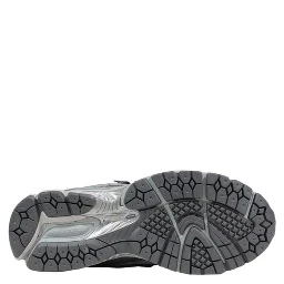 Silver Synthetic Athletic Sneakers