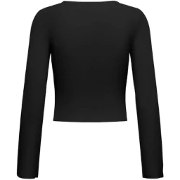 Black Viscose Sweatshirt