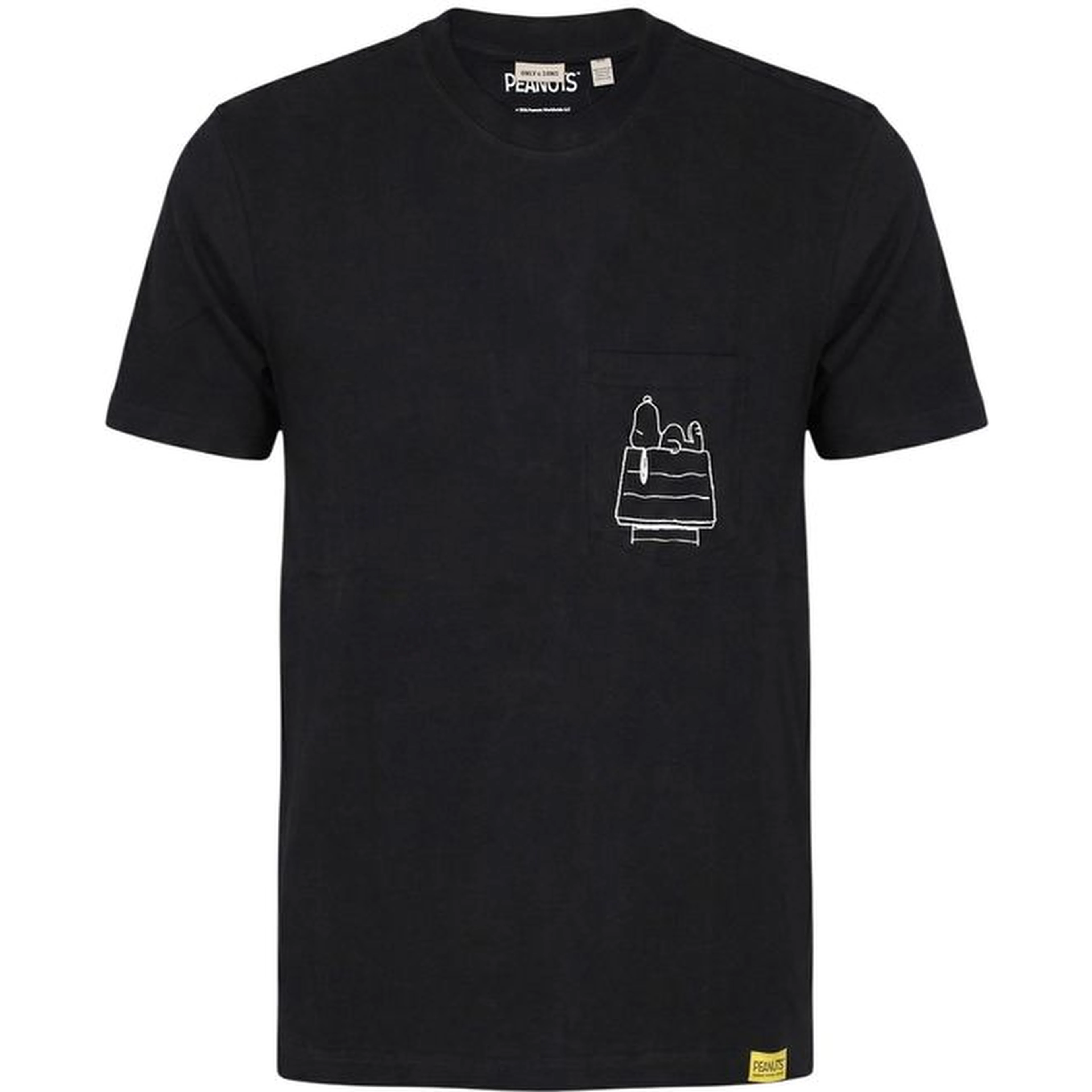Black Cotton T-Shirt