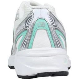 Silver Synthetic Athletic Sneakers