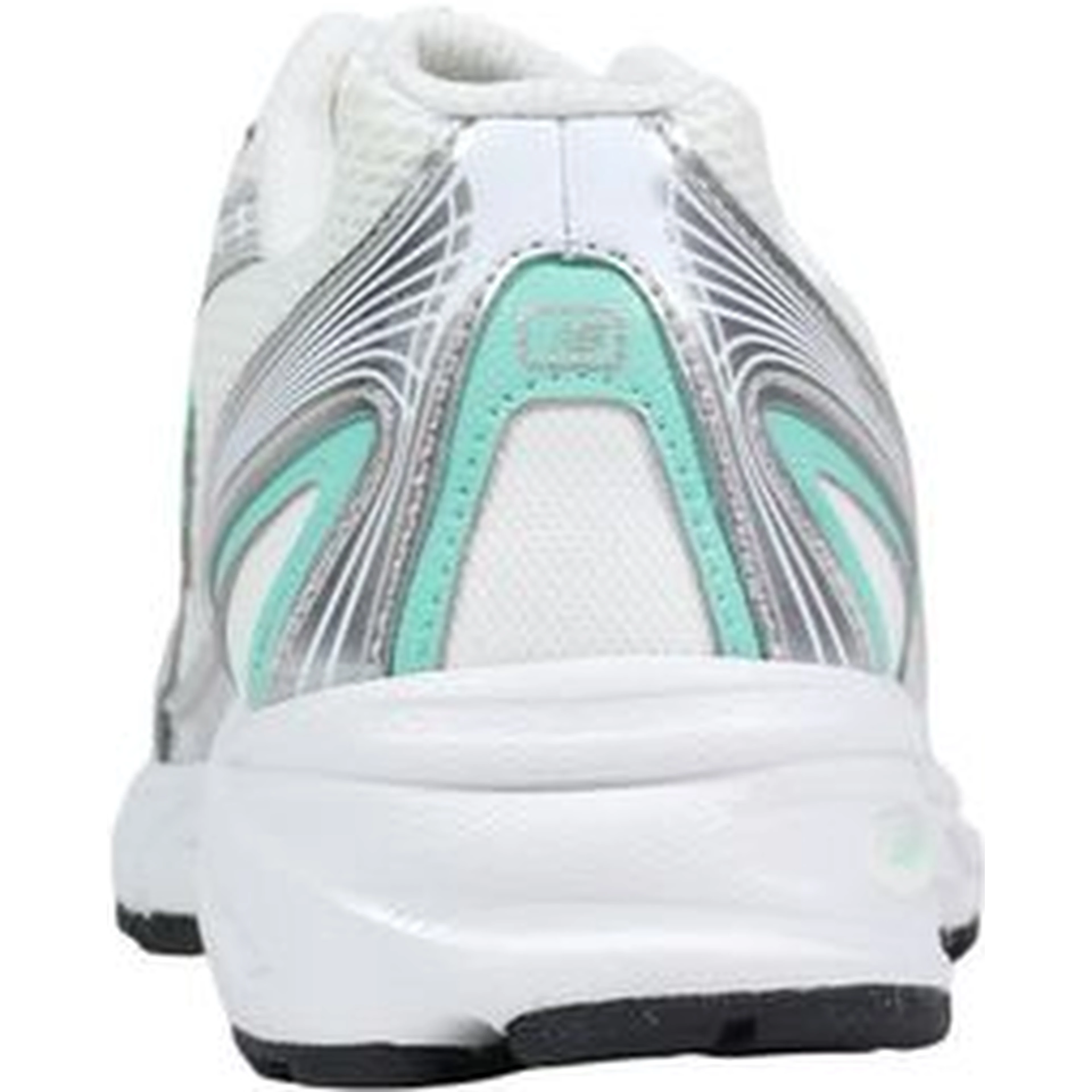 Silver Synthetic Athletic Sneakers