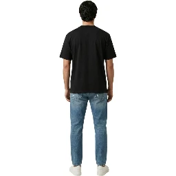 Black Cotton T-Shirt