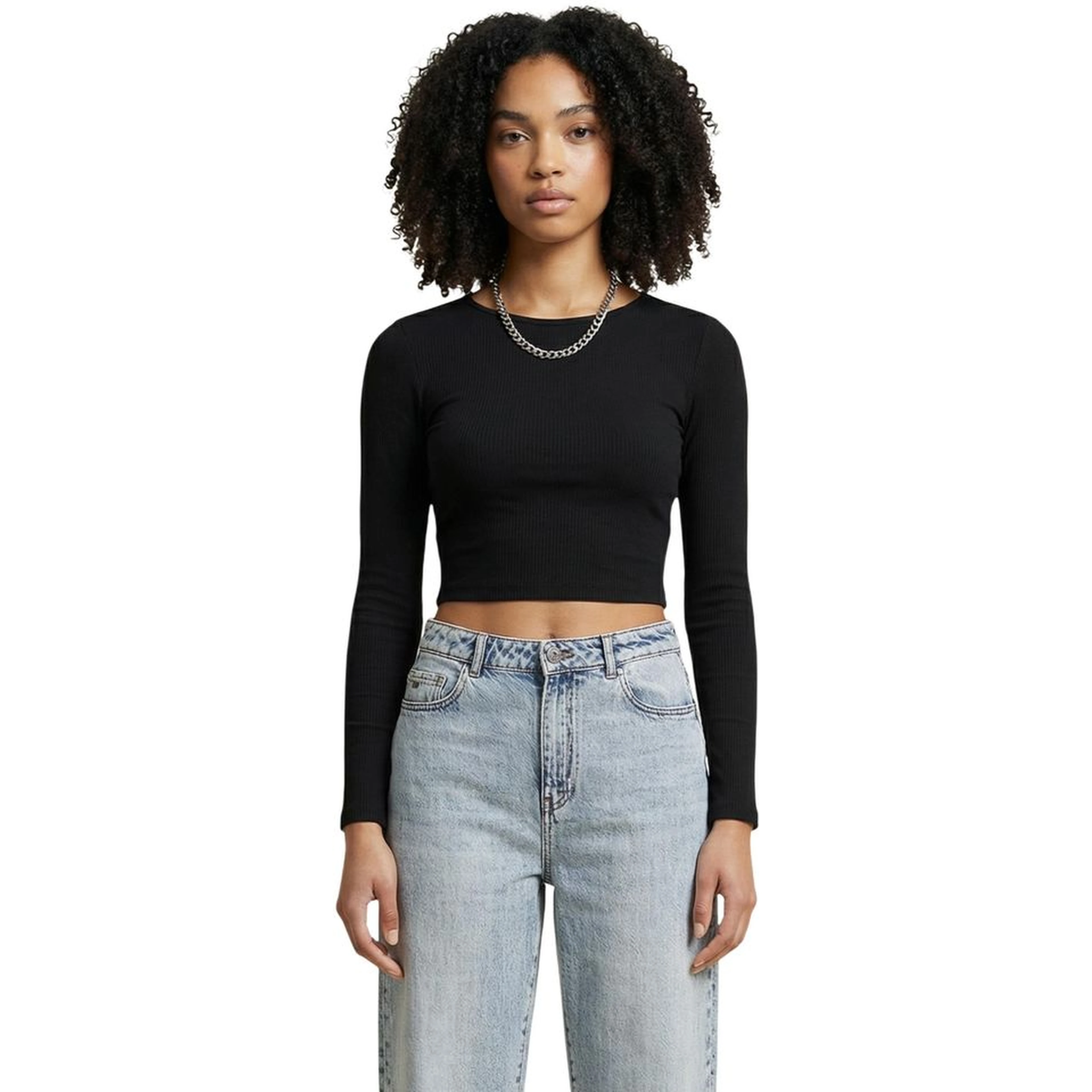 Black Viscose Sweatshirt