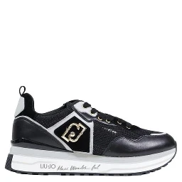 Black Polyethylene Chunky Sneakers