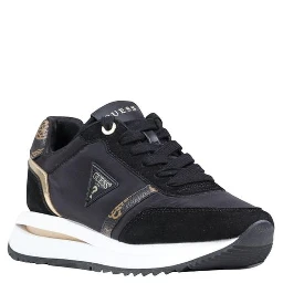 Bicolor Polyester Athletic Sneakers