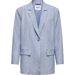 Blue Polyester Blazer