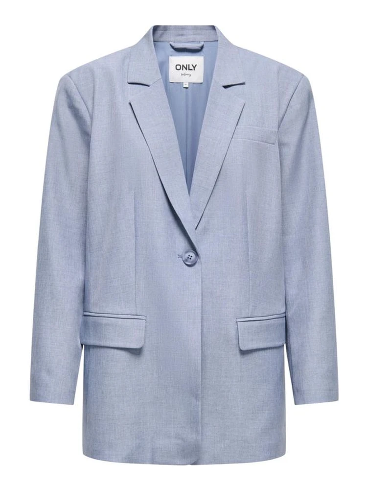 Blue Polyester Blazer