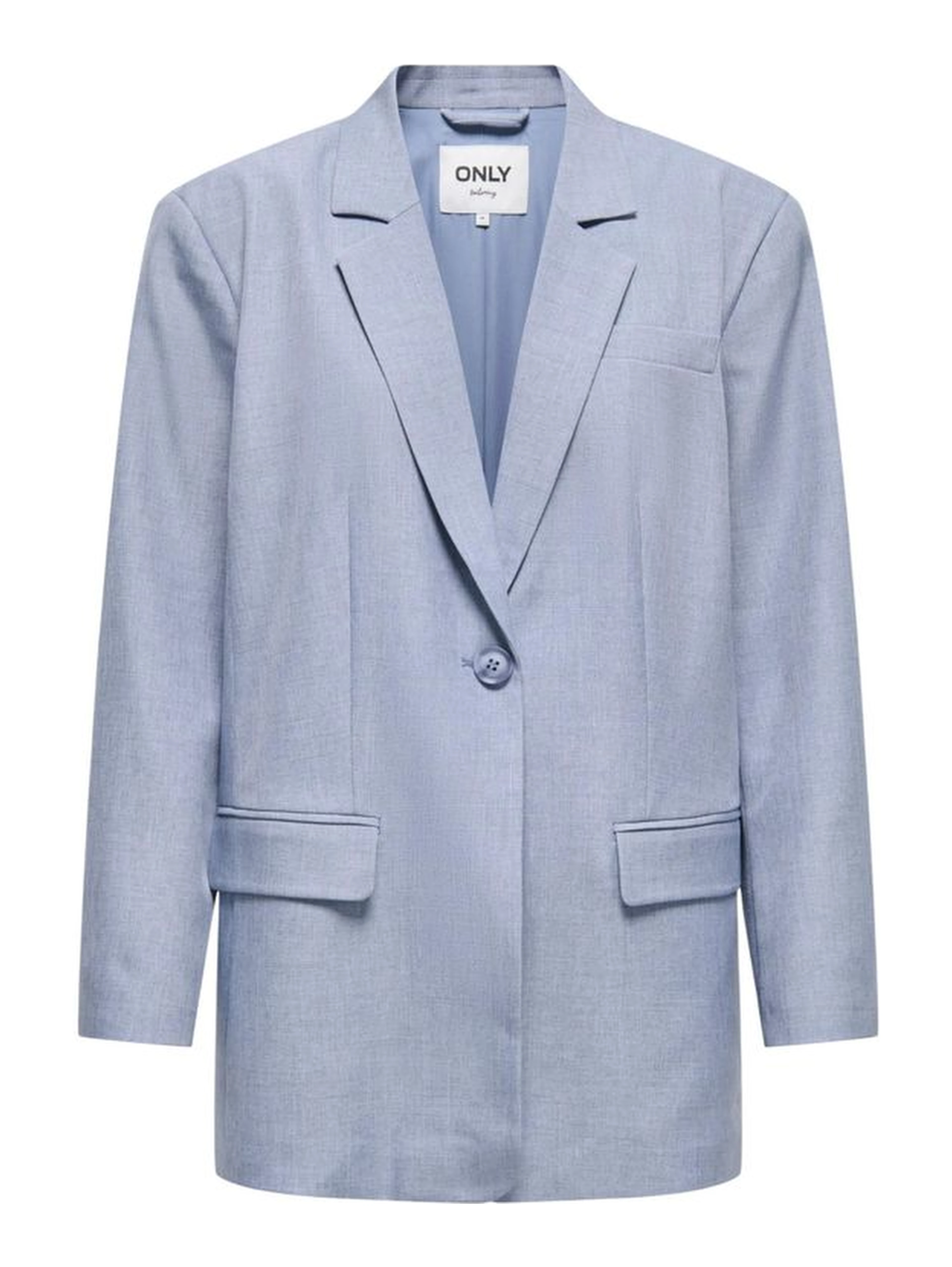 Blue Polyester Blazer