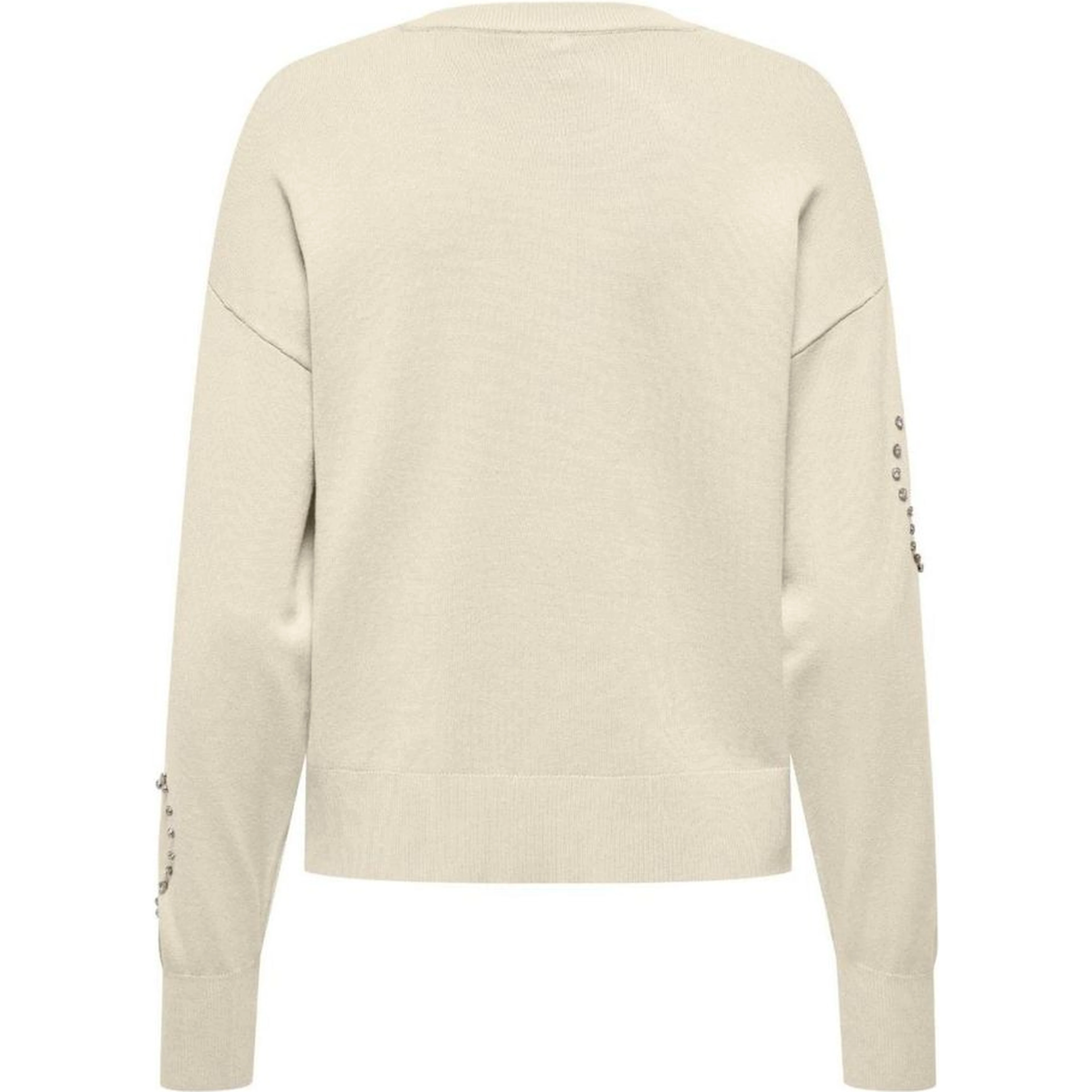 Cream Viscose Sweatshirt