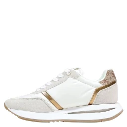 Beige Polyethylene Athletic Sneakers