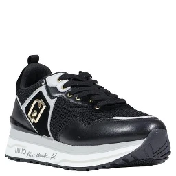 Black Polyethylene Chunky Sneakers