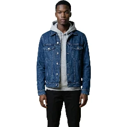 Blue Cotton Denim Jacket