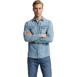 Light Blue Denim Shirt