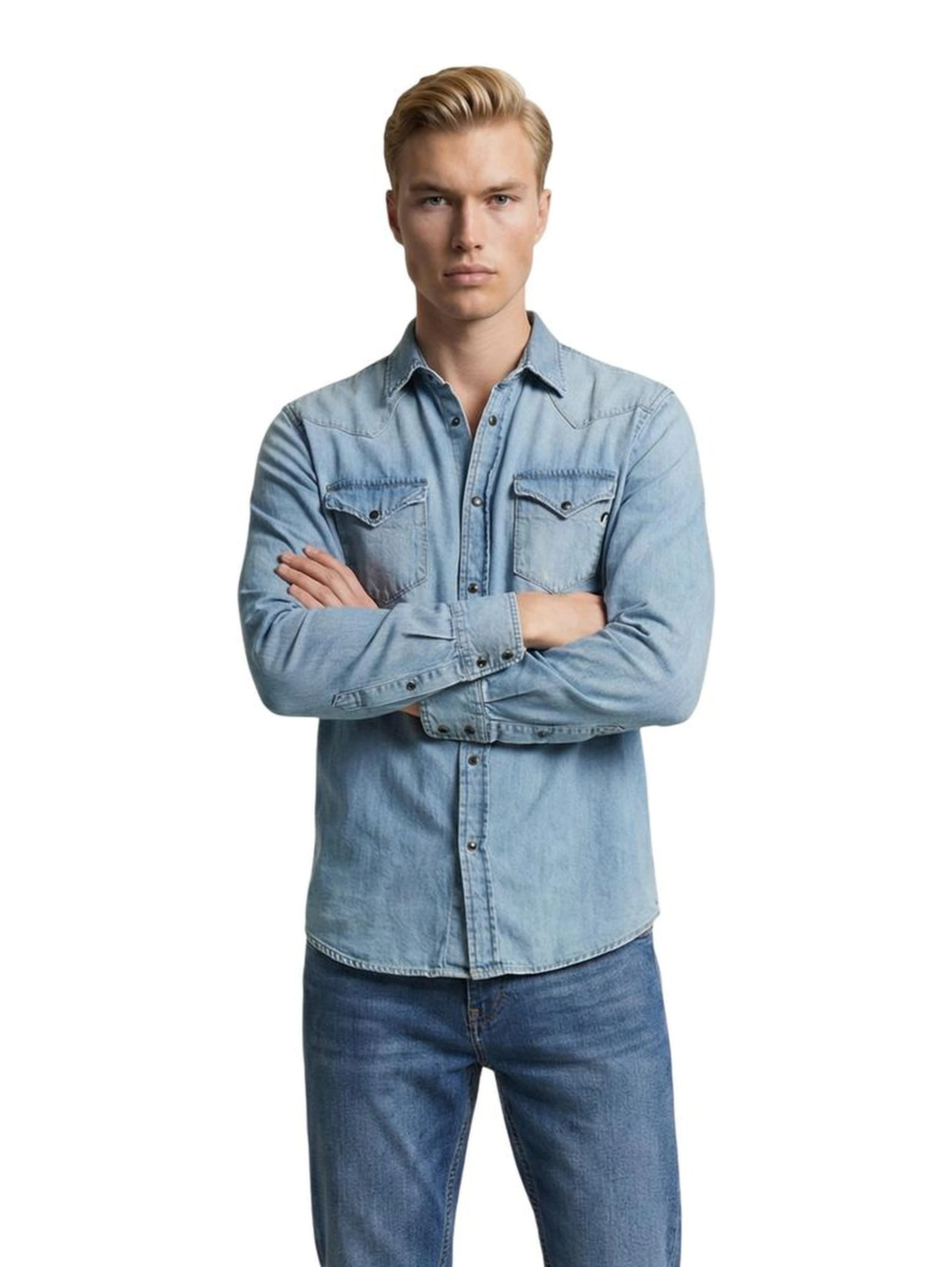 Light Blue Denim Shirt