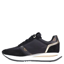 Bicolor Polyester Athletic Sneakers