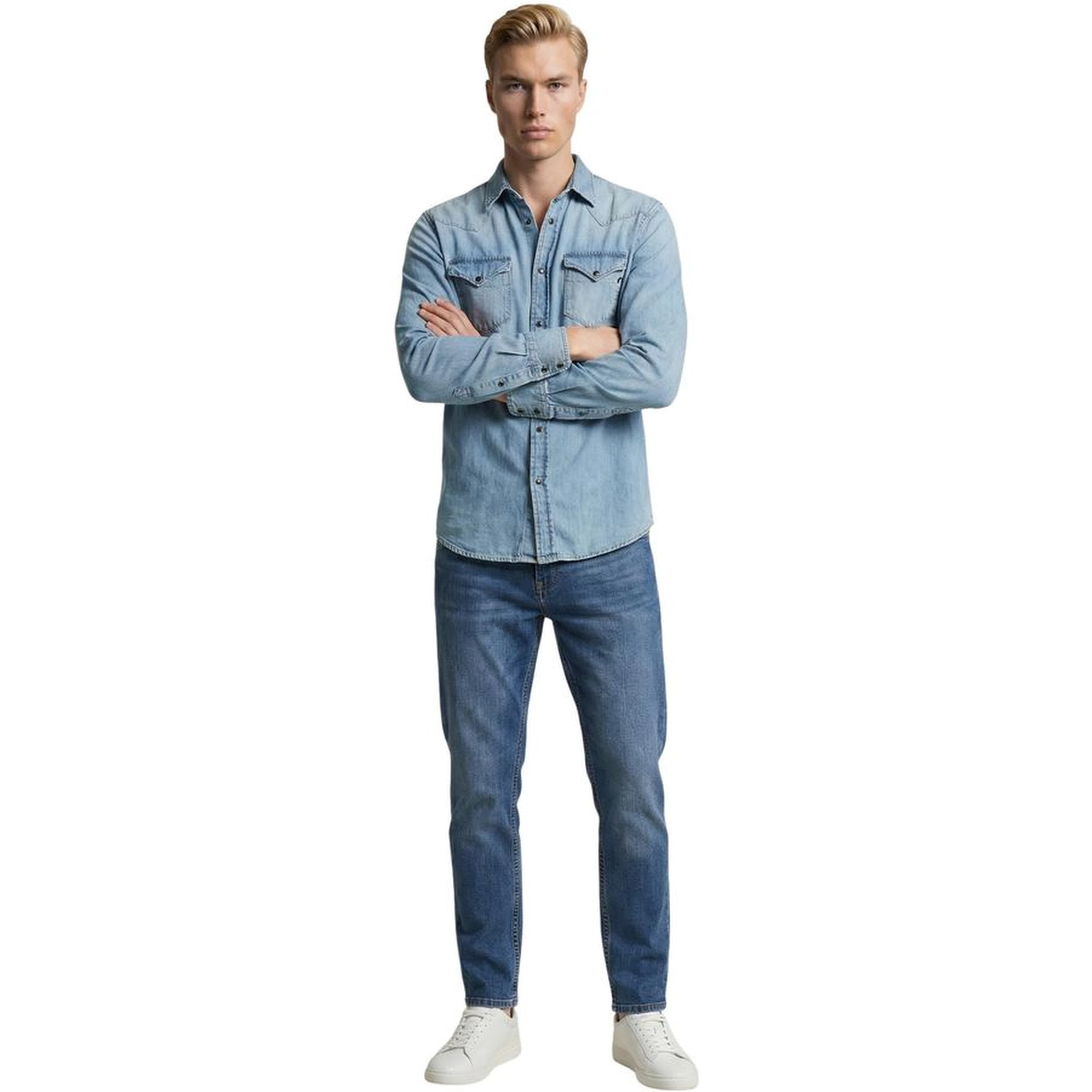 Light Blue Denim Shirt
