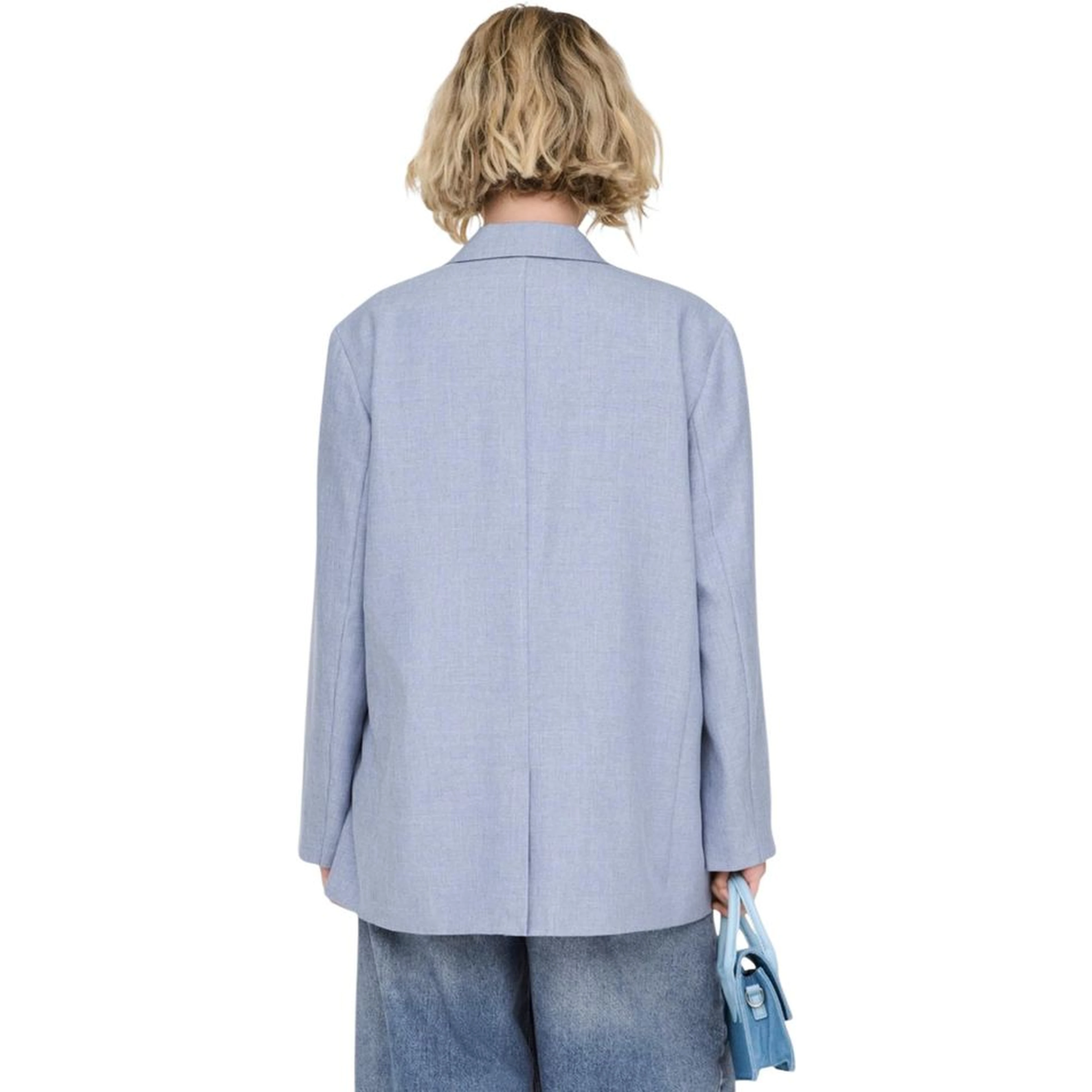 Blue Polyester Blazer
