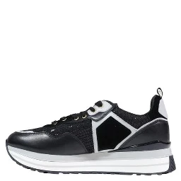 Black Polyethylene Chunky Sneakers