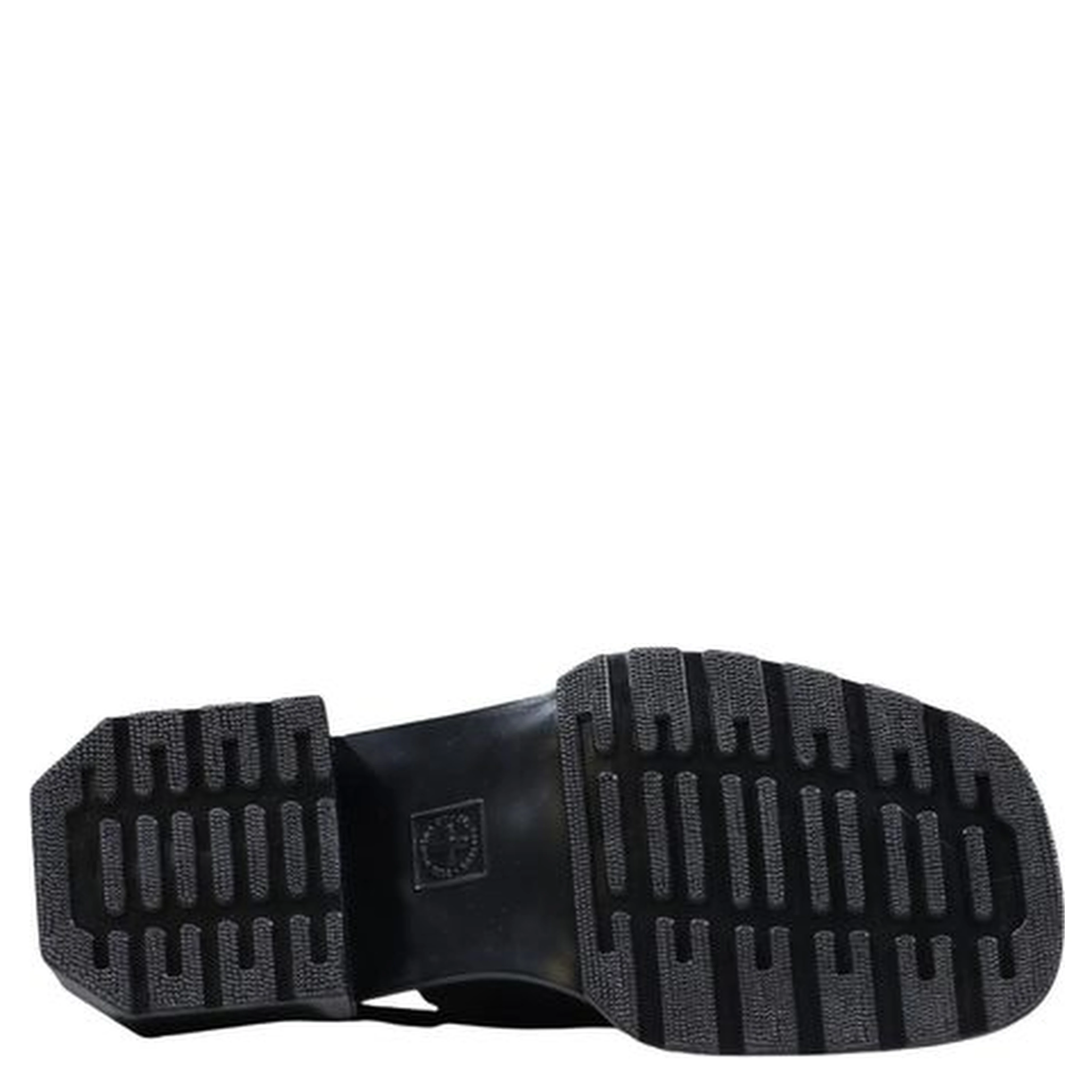 Black Leather Mules
