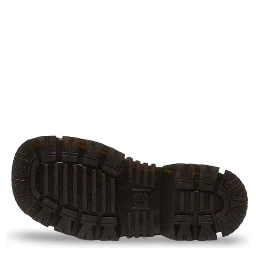 Black Leather Platform Sandals