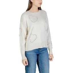 Cream Viscose Sweatshirt