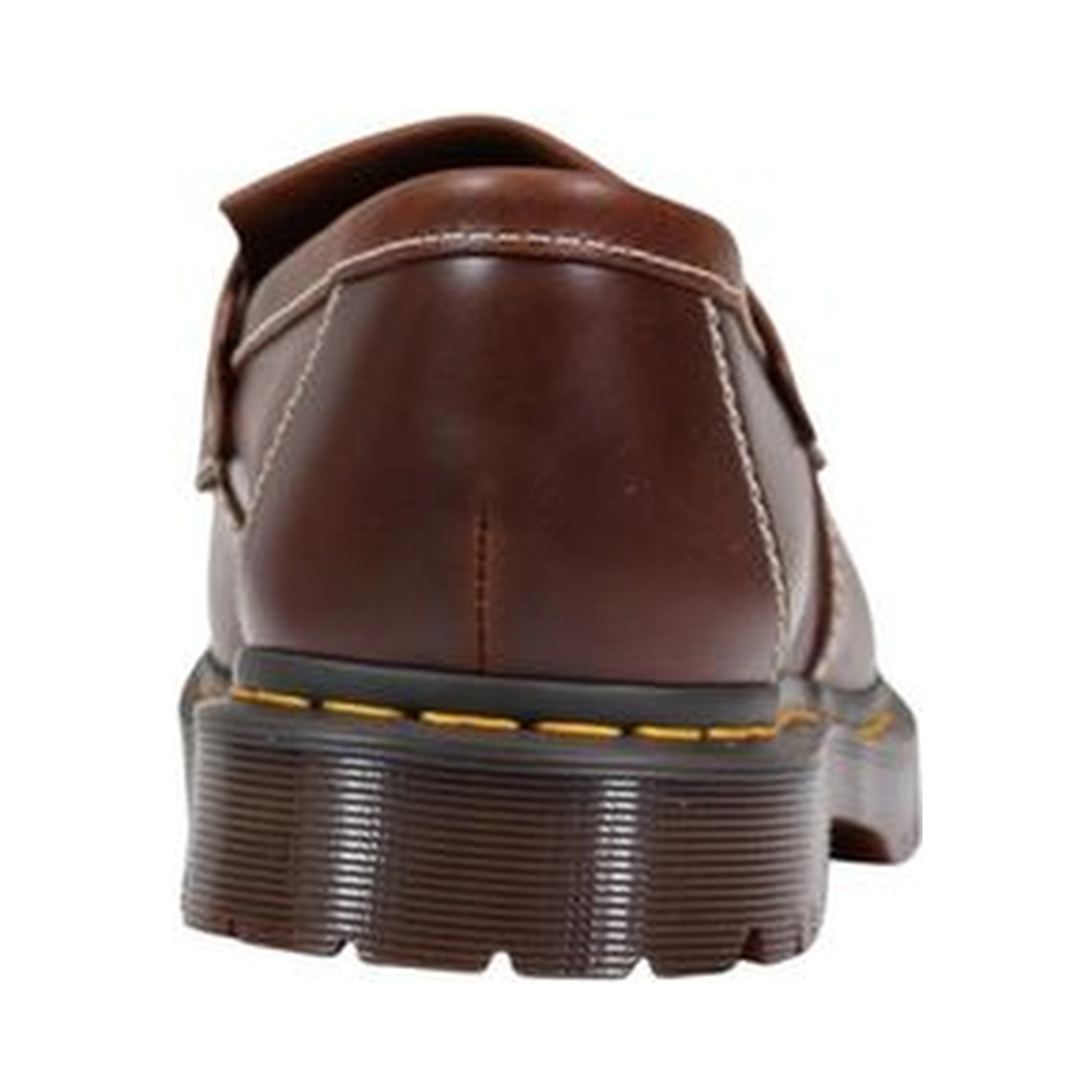 Brown Leather Slip-On Loafers