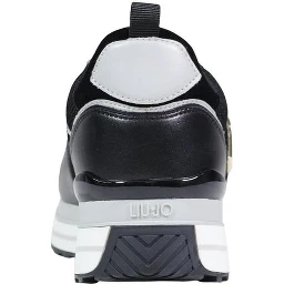 Black Polyethylene Chunky Sneakers
