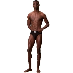 Black Cotton Briefs