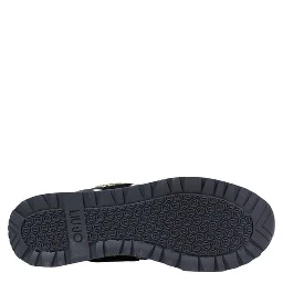 Black Polyethylene Chunky Sneakers