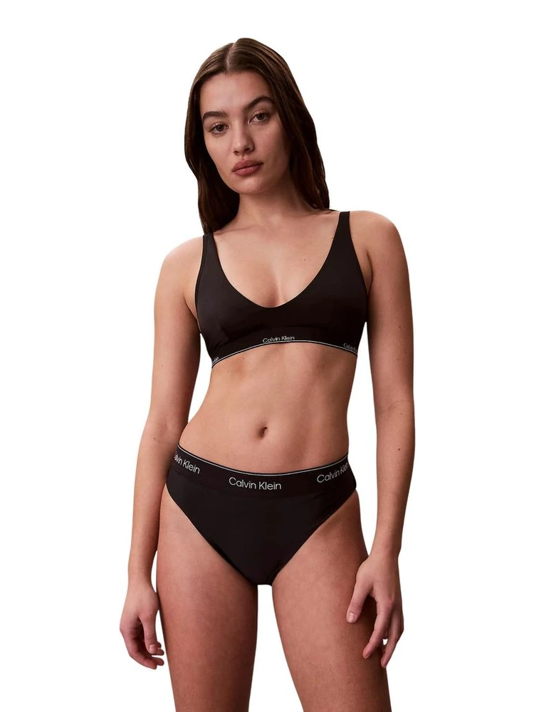 Black Recycled Polyester Bikini