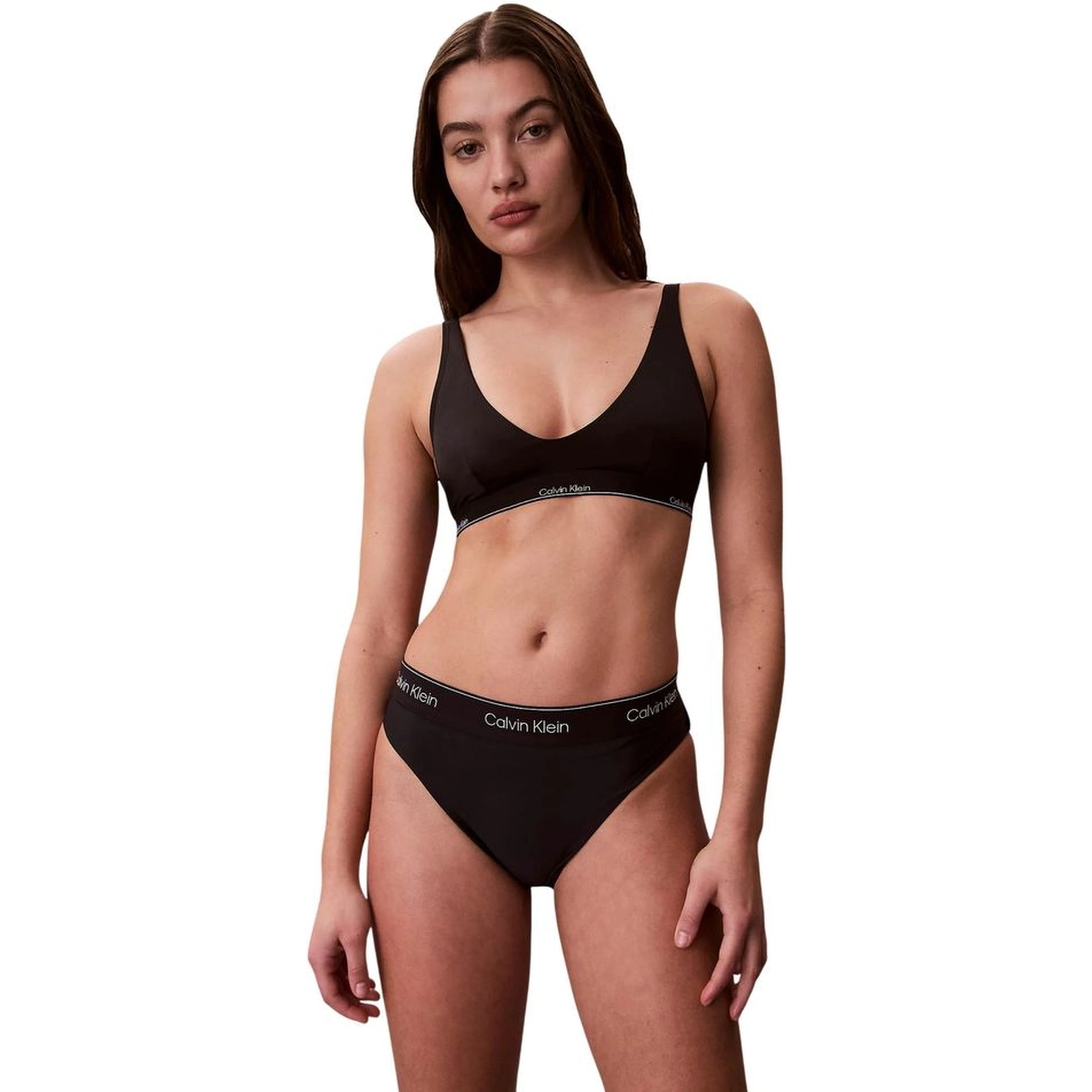 Black Recycled Polyester Bikini