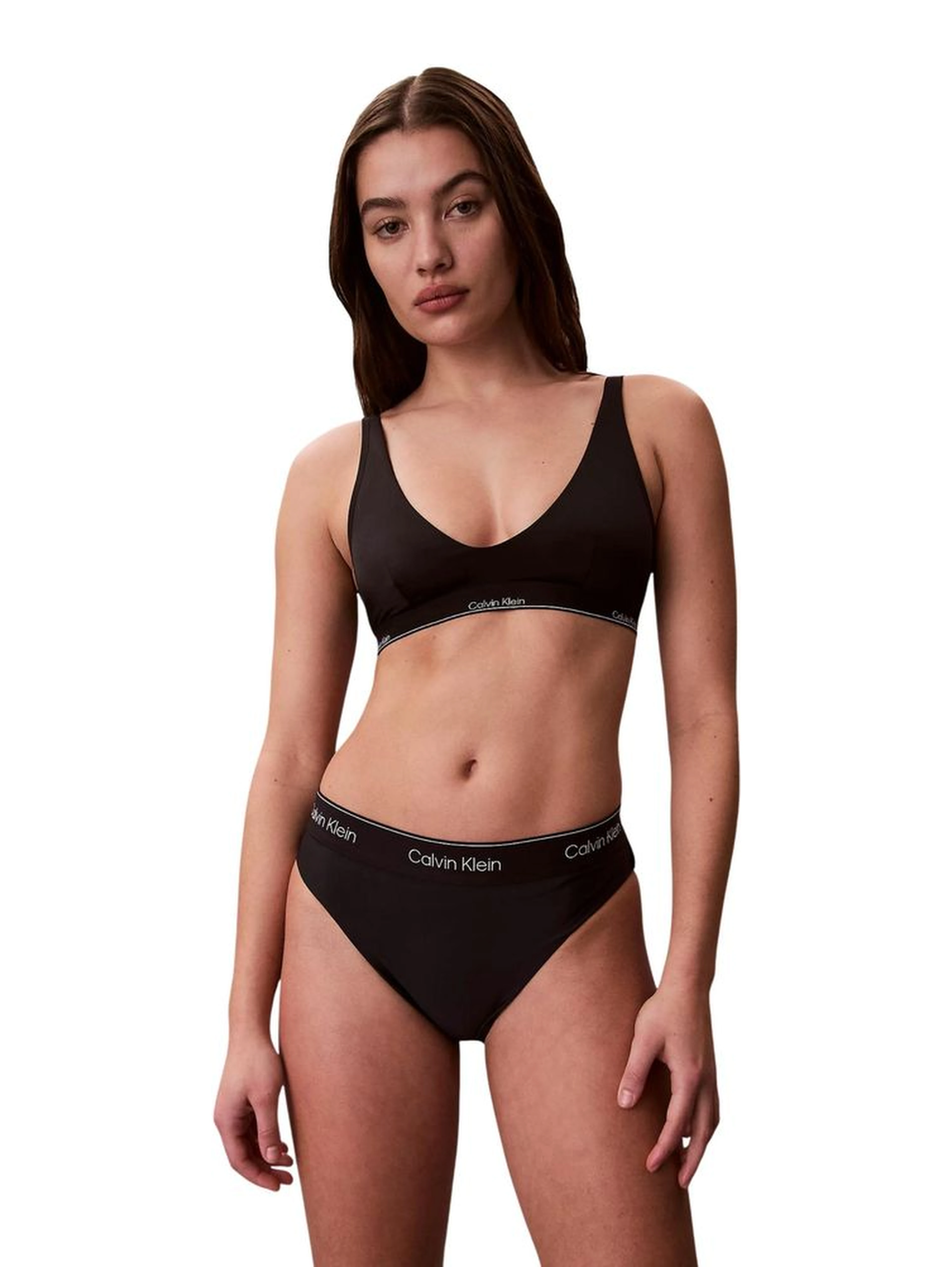 Black Recycled Polyester Bikini
