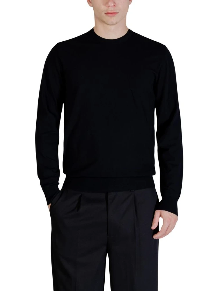Black Viscose Sweatshirt