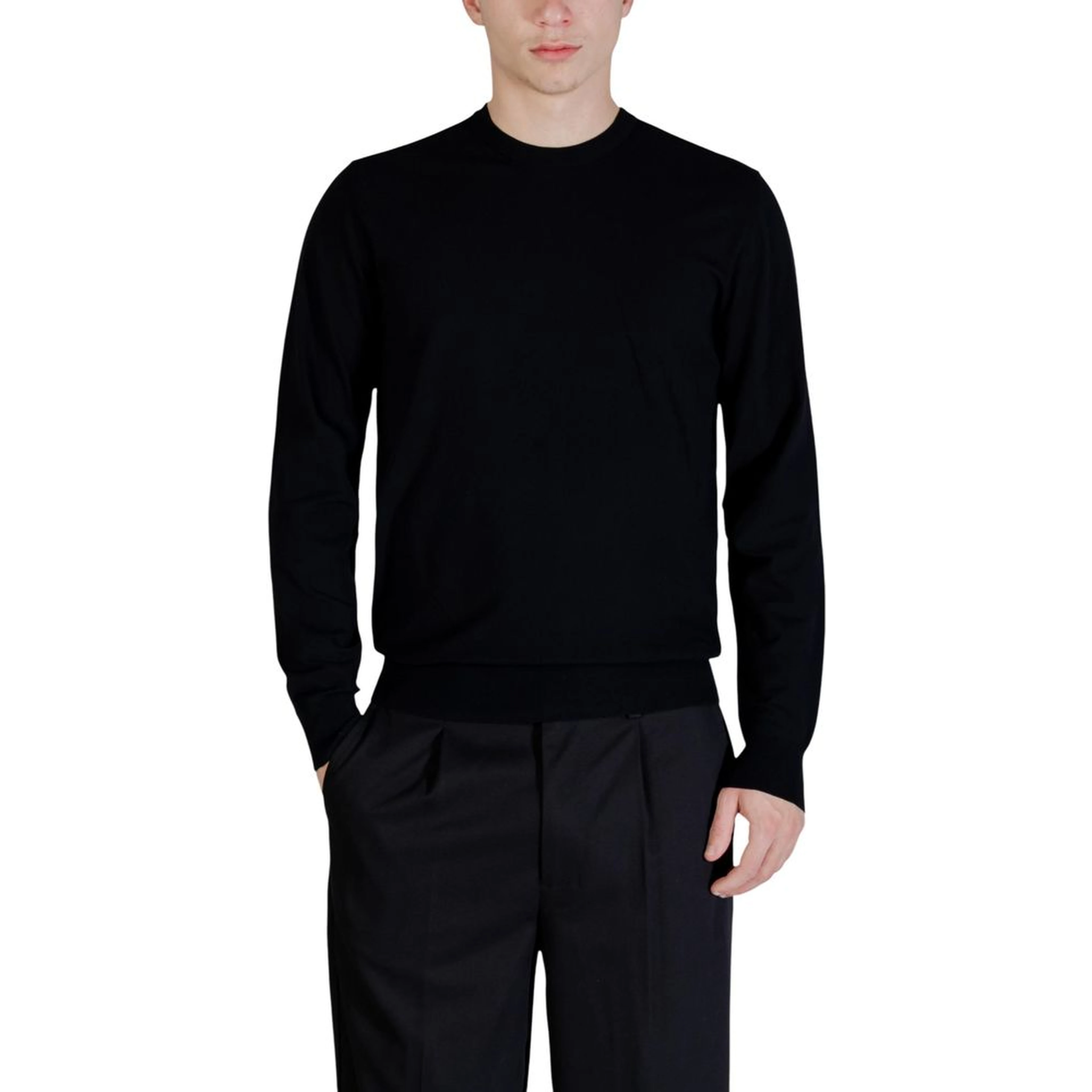 Black Viscose Sweatshirt