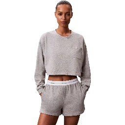 Gray Cotton Bottoms Sleepwear