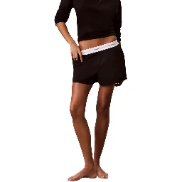Black Cotton Set Sleepwear