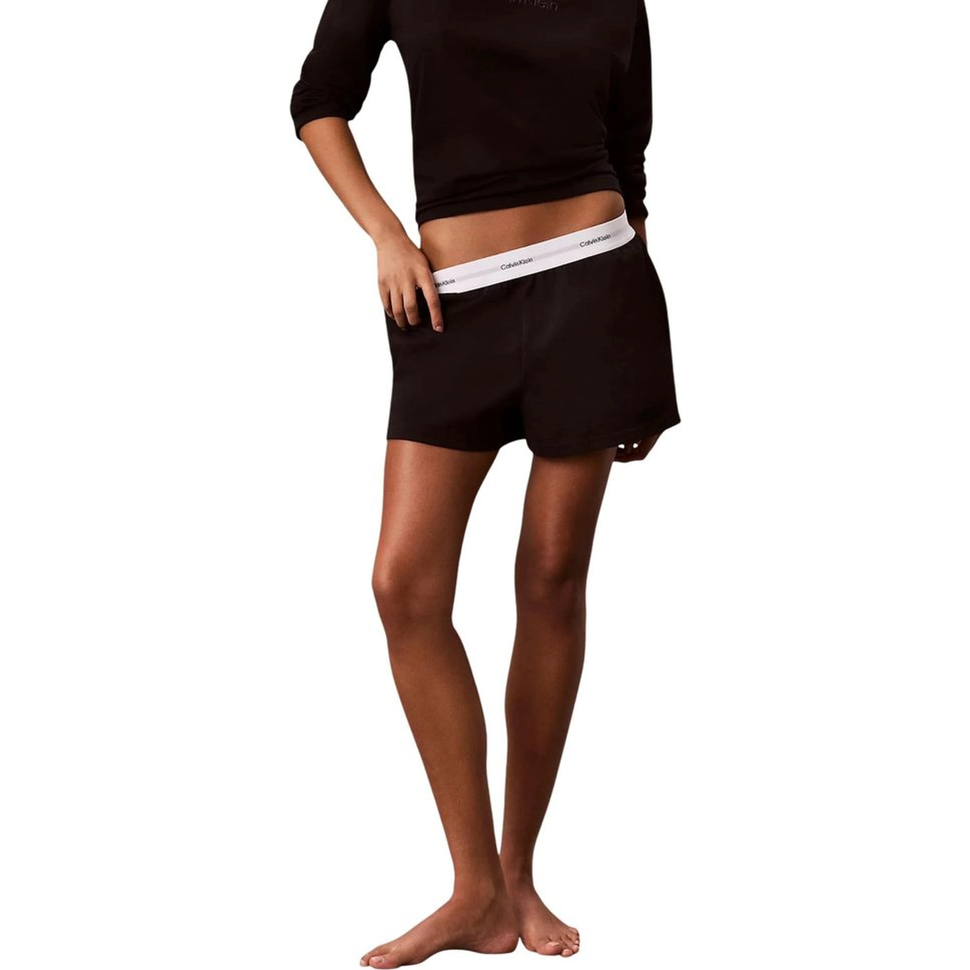 Black Cotton Set Sleepwear