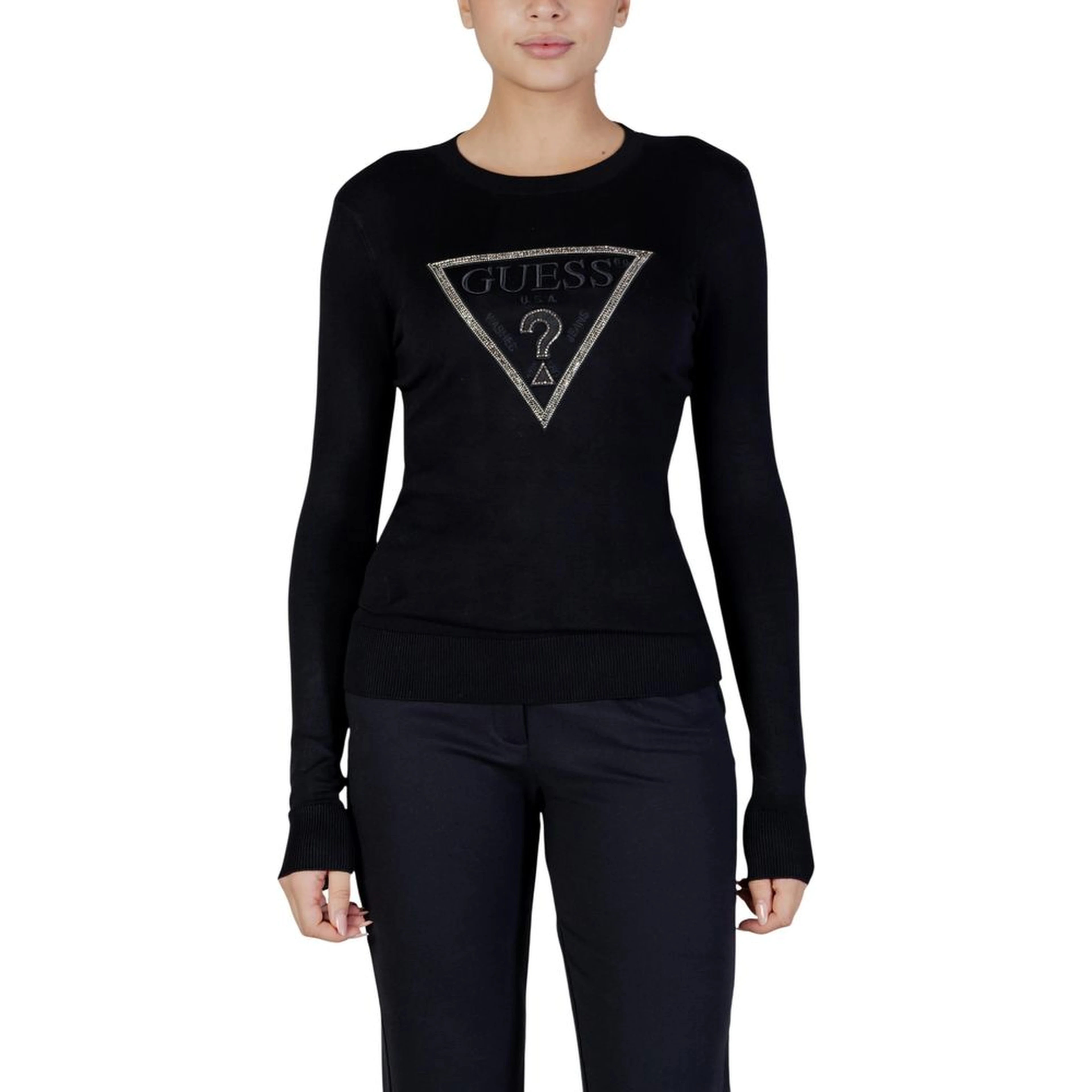 Black Viscose Sweatshirt