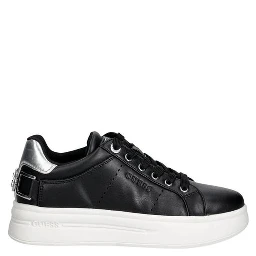 Black Polyethylene Platform Sneakers