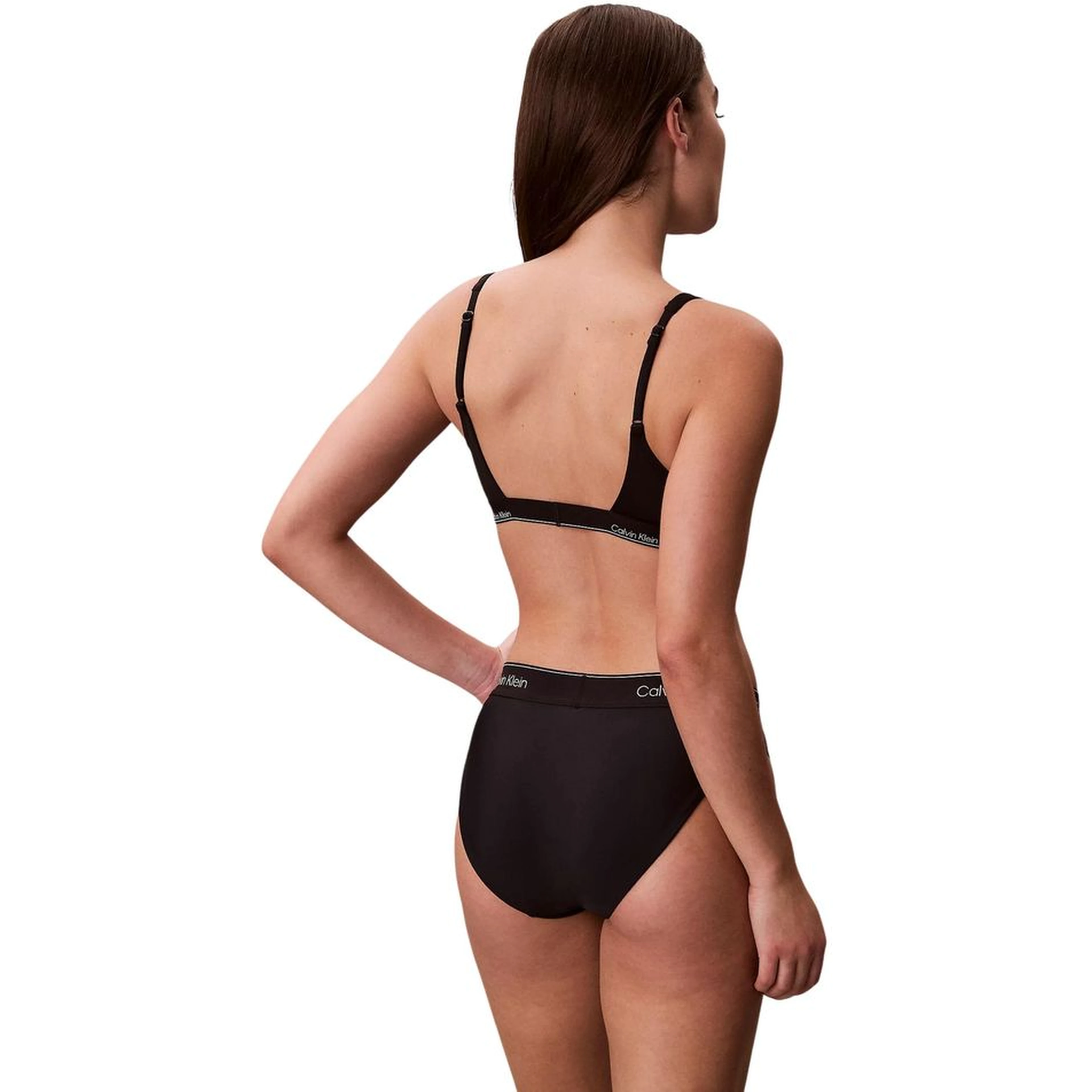 Black Recycled Polyester Bikini