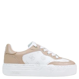 Beige Polyethylene Low Top Sneakers