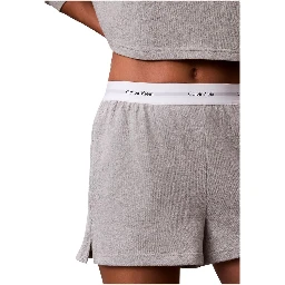 Gray Cotton Bottoms Sleepwear