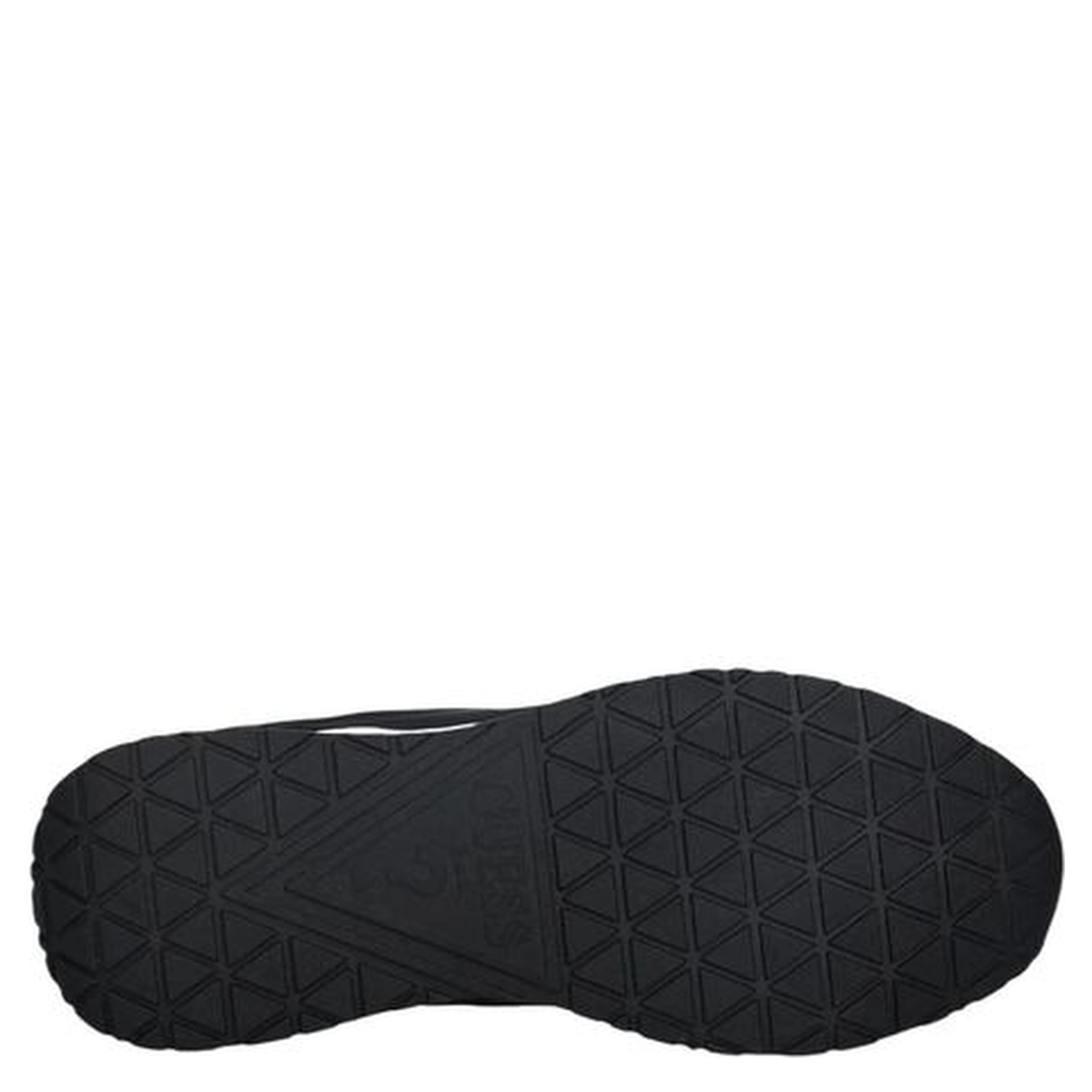 Black Polyester Athletic Sneakers