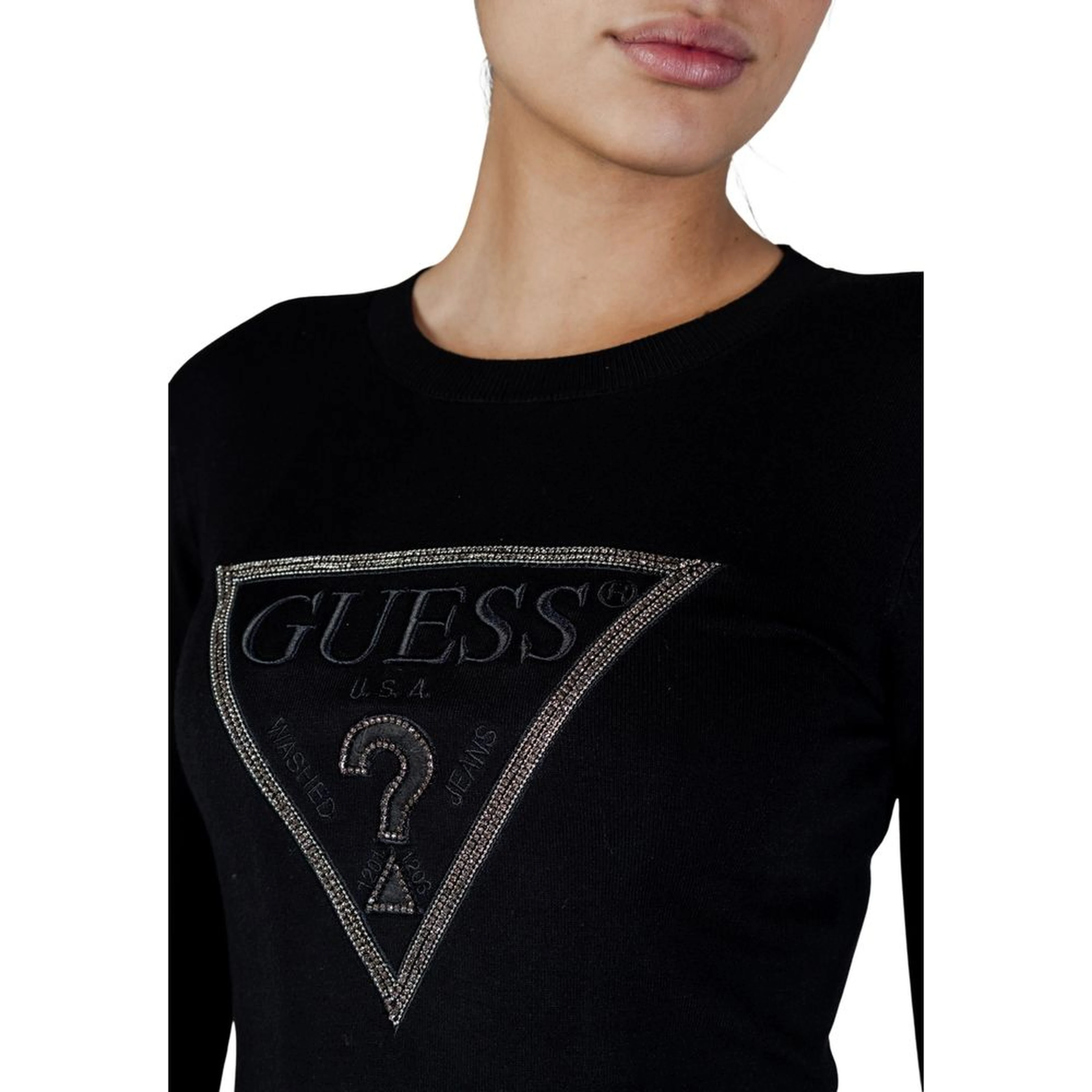 Black Viscose Sweatshirt