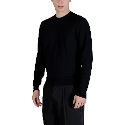 Black Viscose Sweatshirt