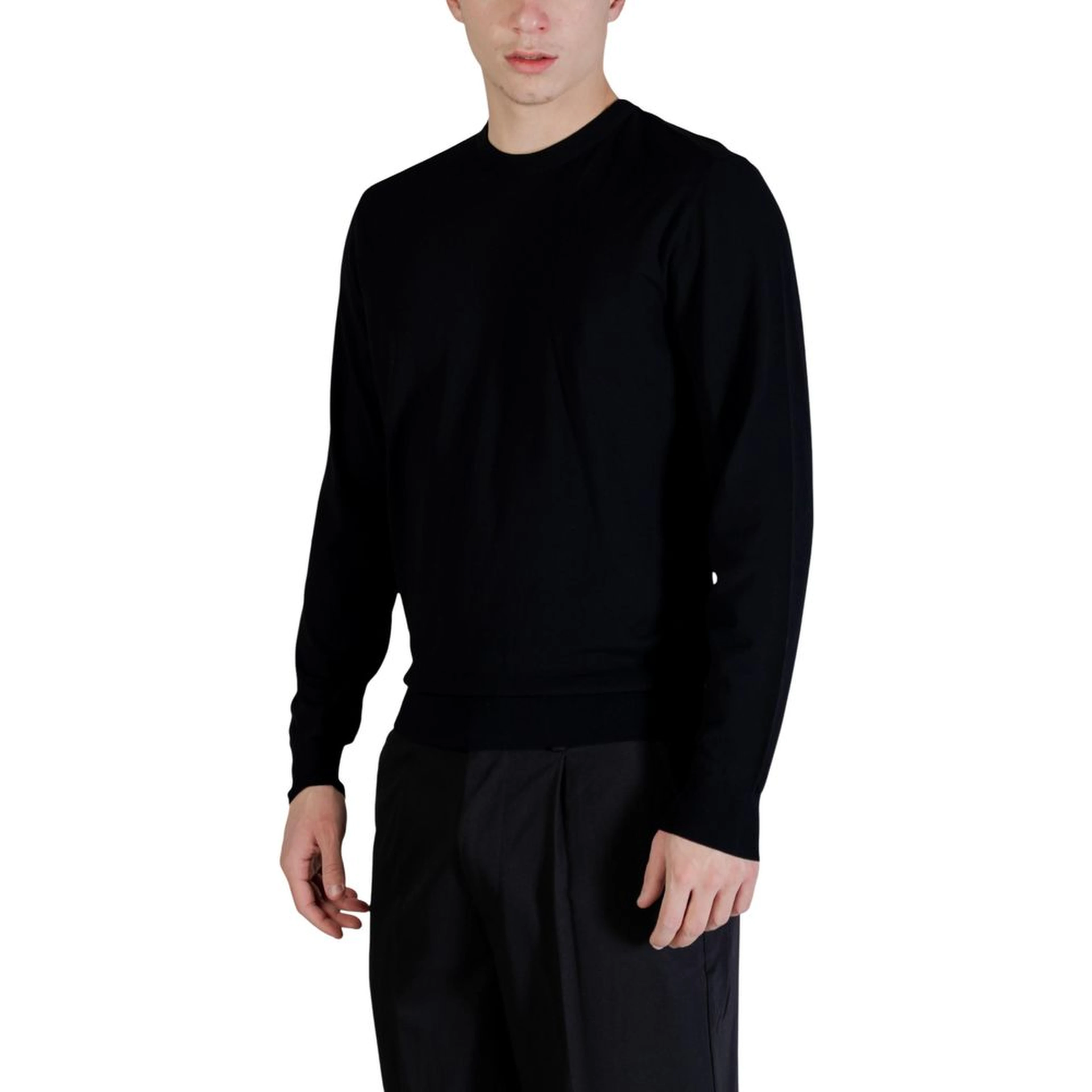 Black Viscose Sweatshirt