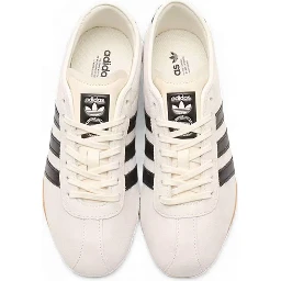 Black And White Suede Leather Athletic Sneakers