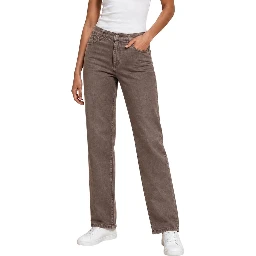Beige Lyocell Flared Pants