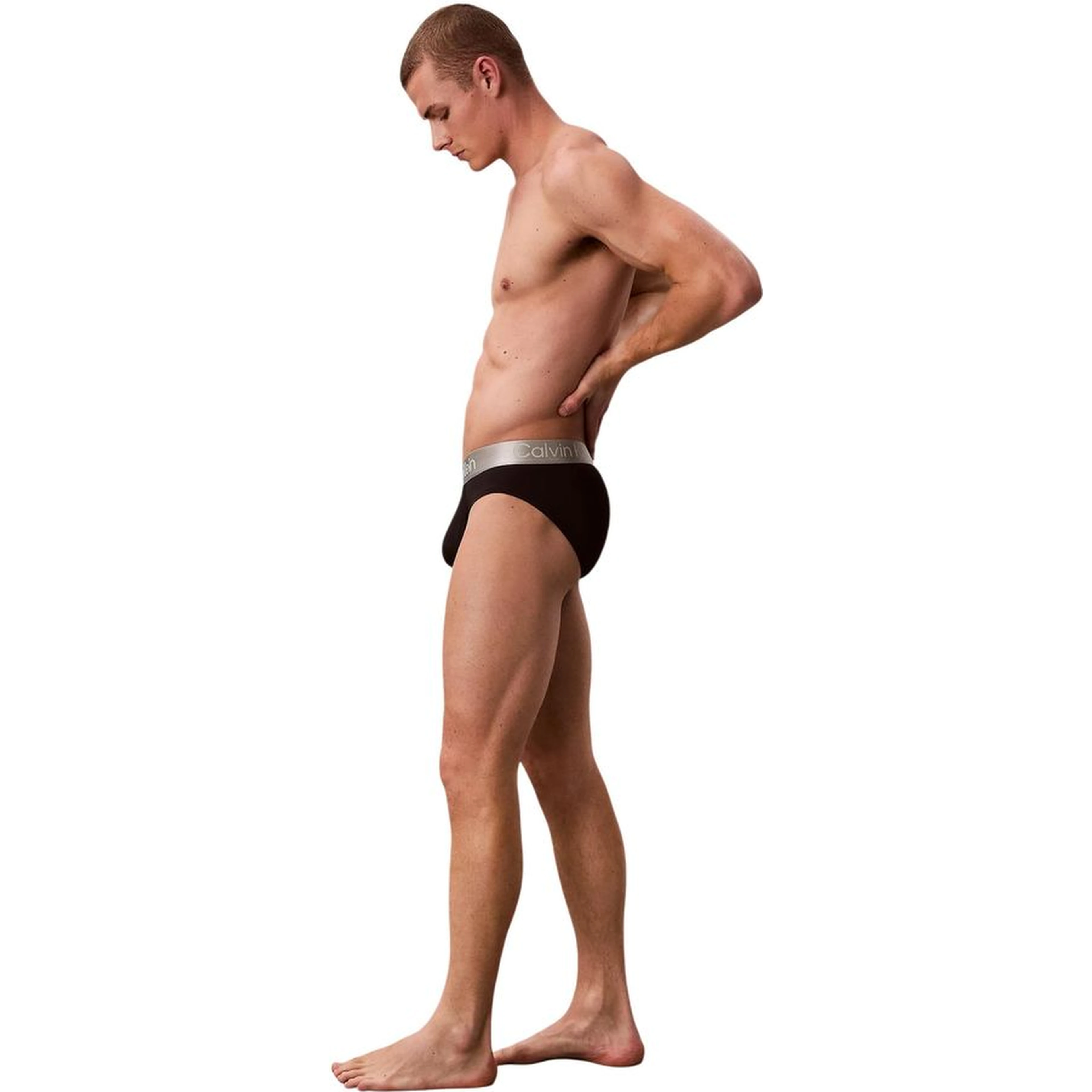 Black And White Recycled Polyester Briefs